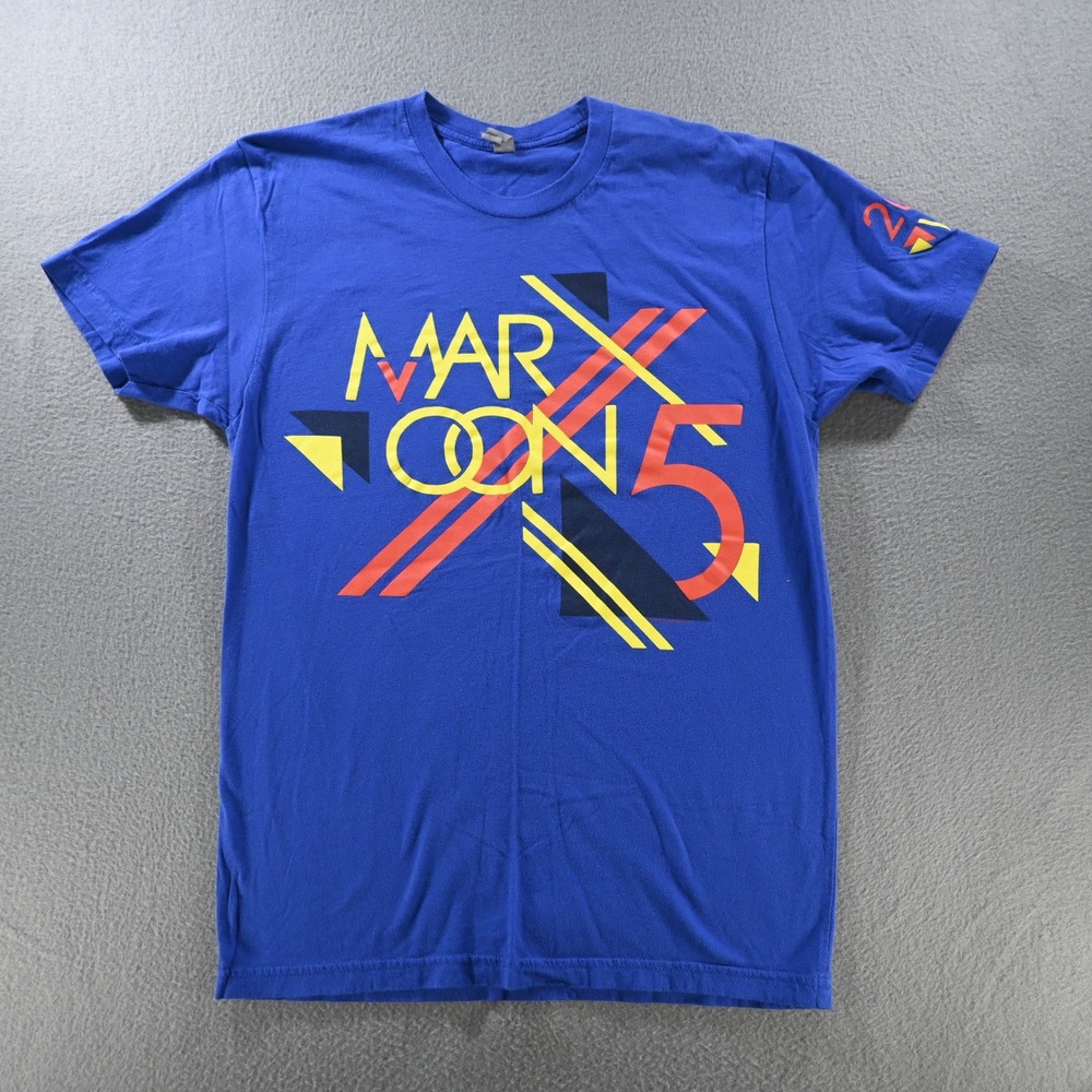 Next Level Maroon 5 2013 VIP Concert Tour Graphic T-Shirt Small Blue - Picture 2 of 8